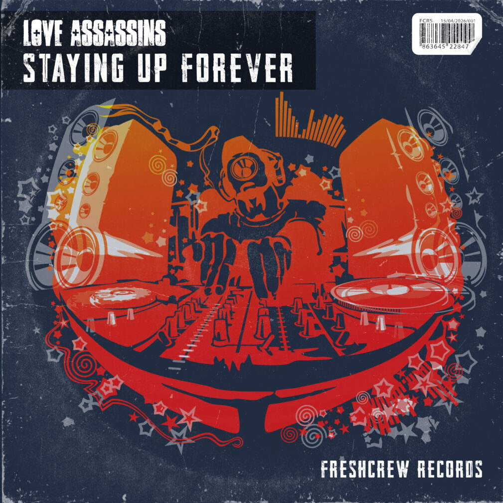 Love Assassins – Staying Up Forever – artwork small